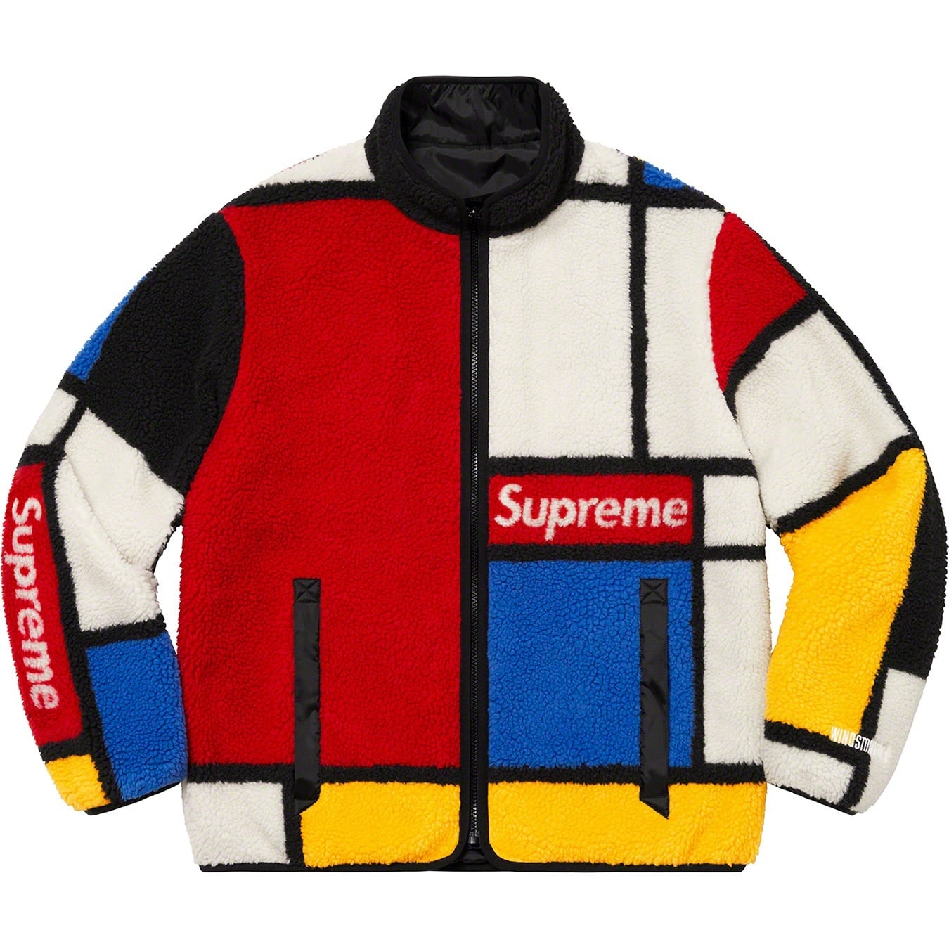 Reversible Colorblocked Fleece Jacket view 16